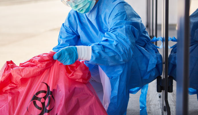 Biohazard cleanup service