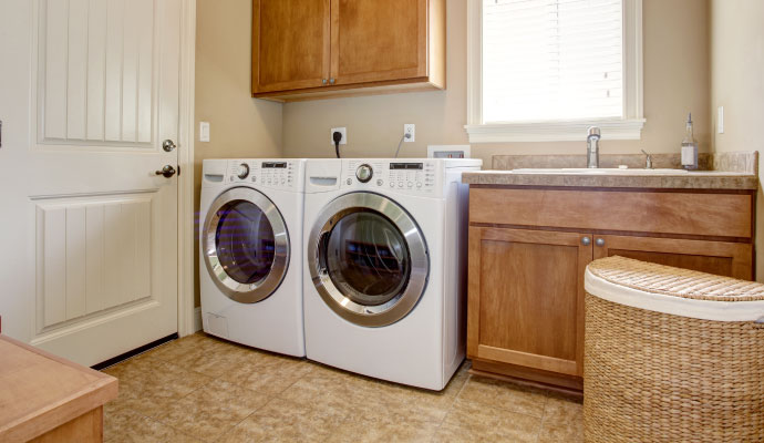 Clean washing machine after restoration