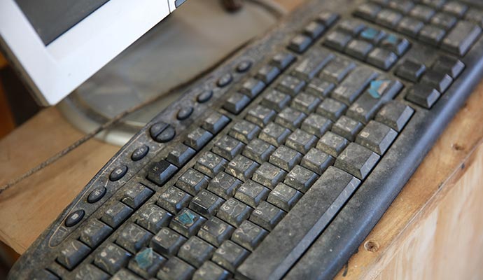 Moldy keyboard Moldy keyboard