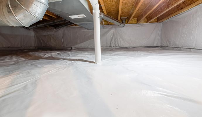 Encapsulated crawl space