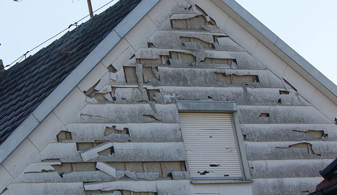 Hail damaged property Hail damaged property