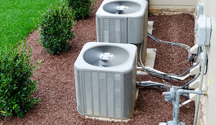 HVAC discharge lines