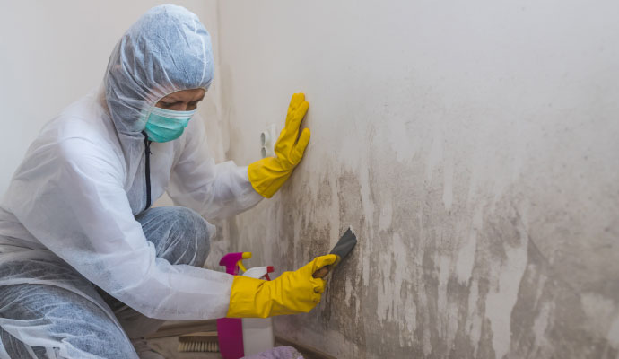 Professional mold remediation service
