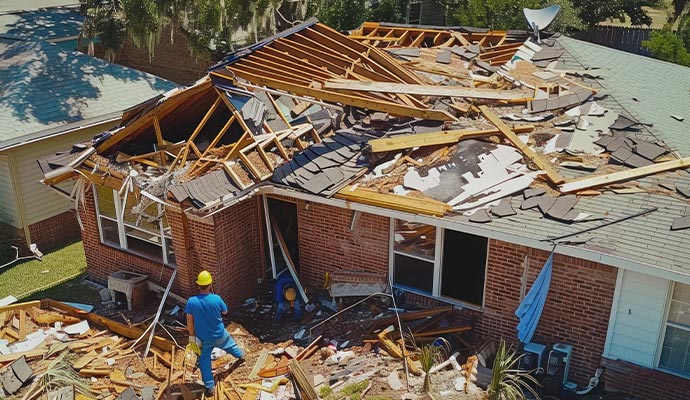 Structural Storm Damage Repair Roof Restoration