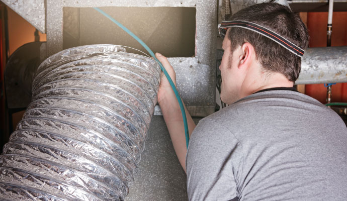 Thorough duct cleaning service