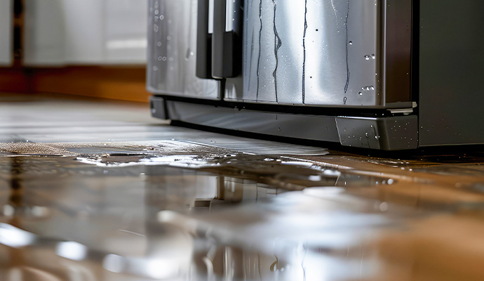 Appliance leak